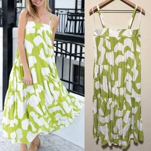 Abel the Label Anthropologie Bright
Citron Maxi Dress -Size XS- NWT